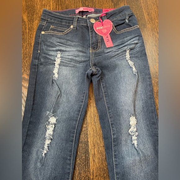 NWT Distressed Denim - Picture 3 of 4